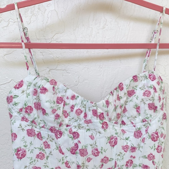 ZARA Floral Mini Dress - Picture 4 of 6